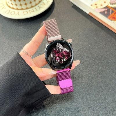 适用华为GT6表带米兰尼斯磁吸