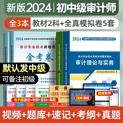 2024年中级审计师教材试卷