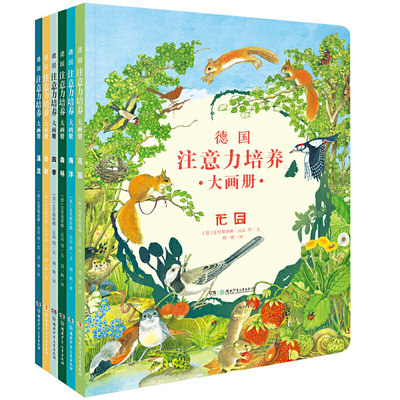 现货速发 德国注意力培养大画册（套装 全6册） [3-6岁]