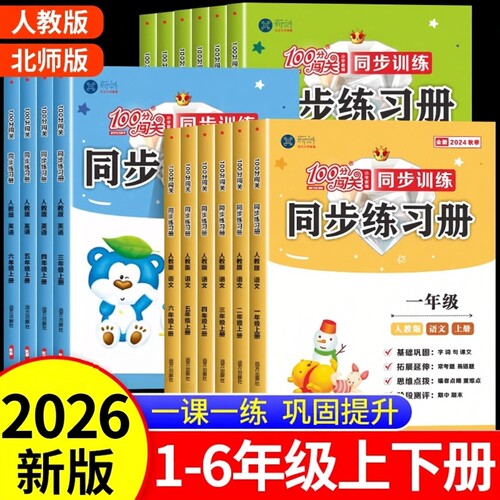 100分闯关上下册同步练习册