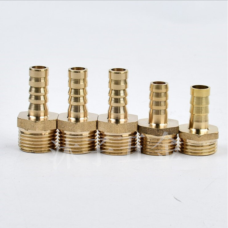 4分外丝铜宝塔接头煤气天然气燃气软管接头配件6分内丝宝塔头接