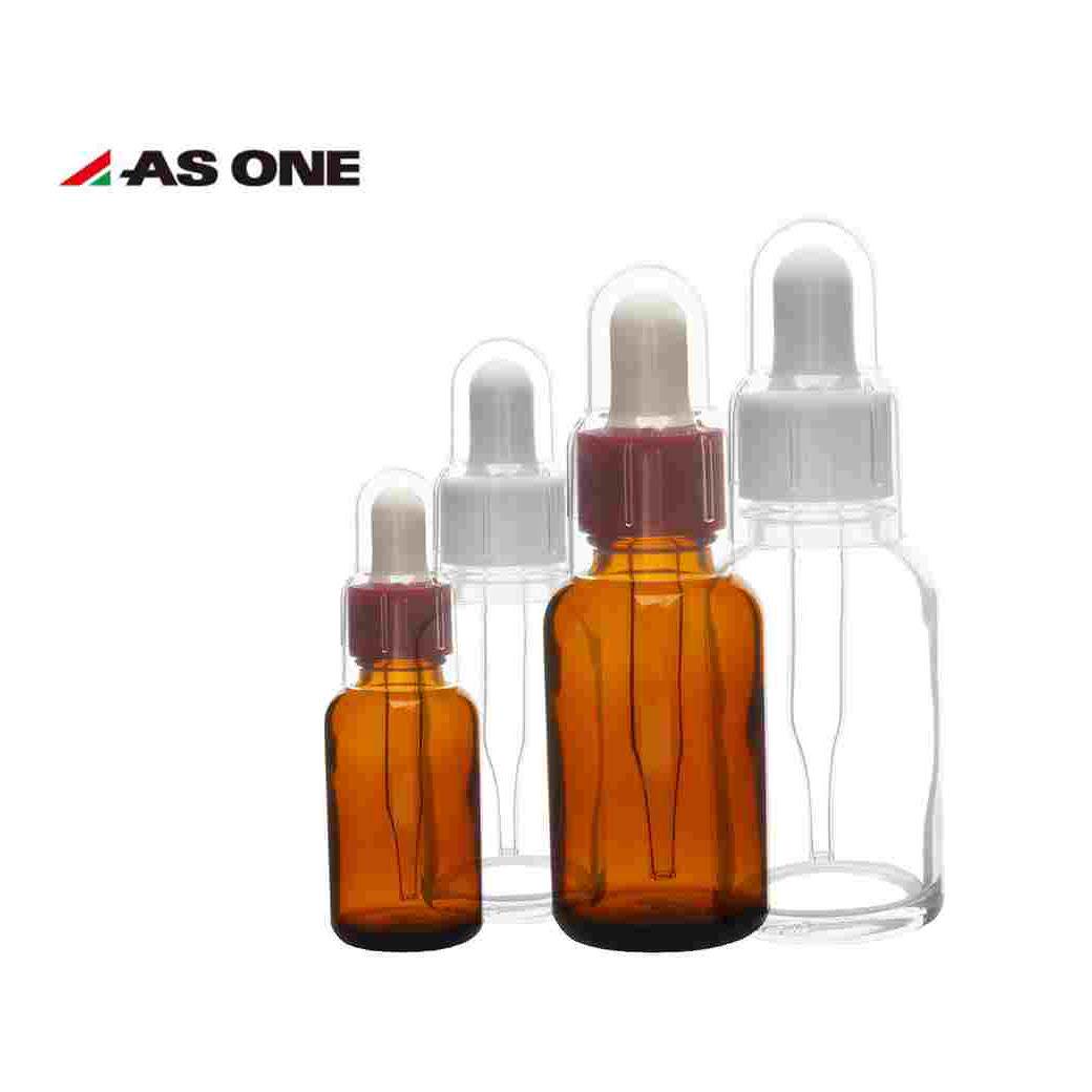 30/60/100ml ASONE亚速旺 棕色/透明滴瓶黄/白滴瓶指示瓶 胶头滴