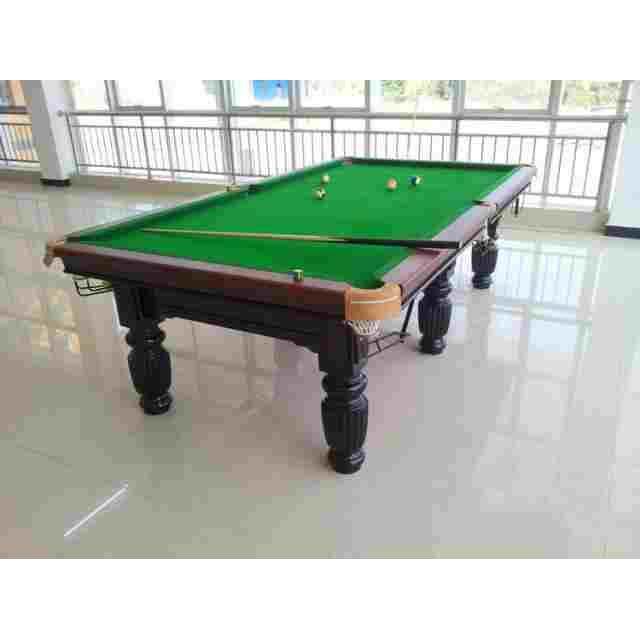 美式黑8台球桌标准台定制16彩台球案黑八桌球台家用2合1桌球台