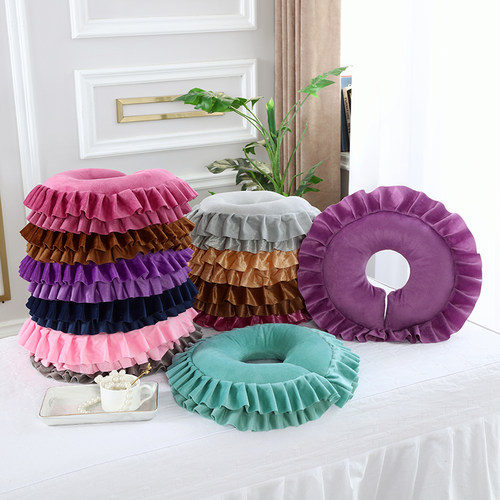 美容床推拿按摩u型硅胶脸趴枕头