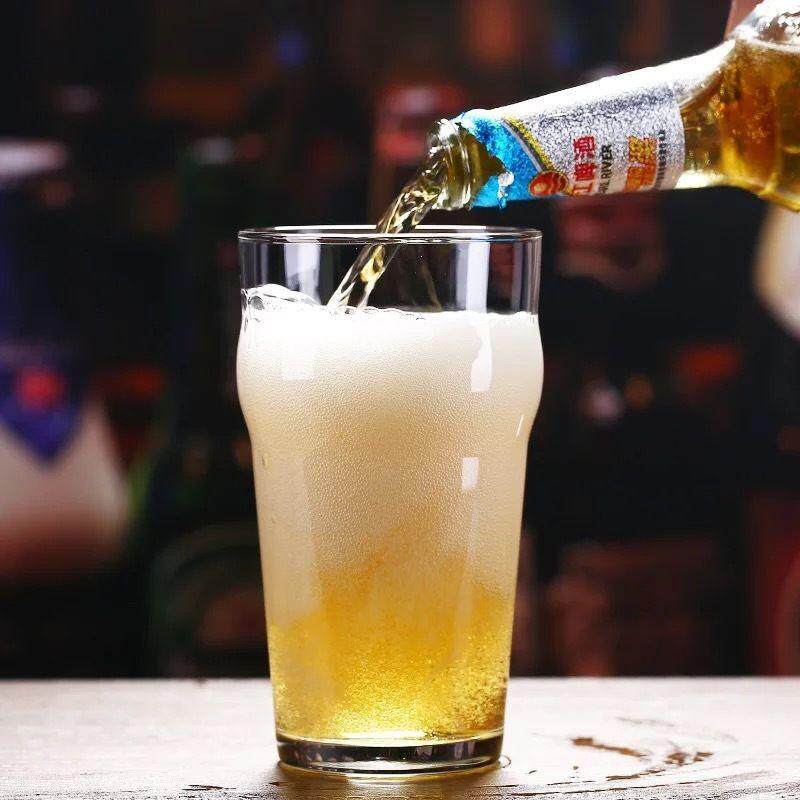 精酿啤酒杯品脱杯大容量果汁杯