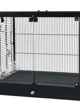 达洋鸟笼大号BB手养鸟鹦鹉玻璃鸟笼子新款BBSS