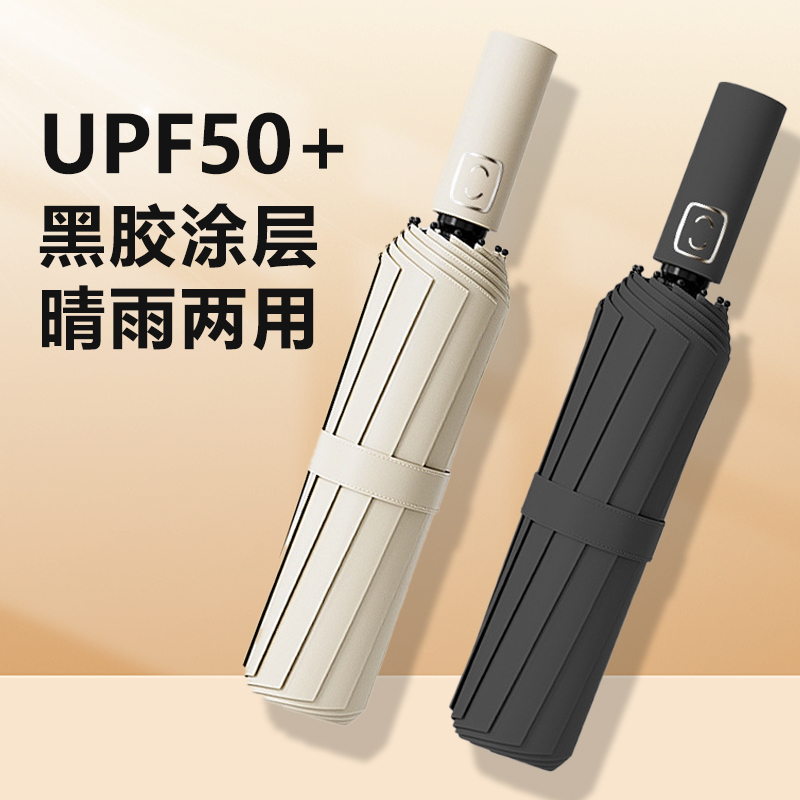 雨伞高级感男女生高颜值黑胶