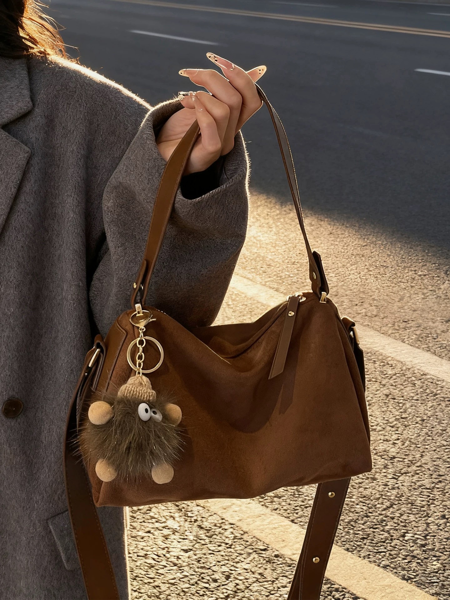 梵花女包2025秋冬新款时尚洋气百搭女士气质高级通勤大容量托特包