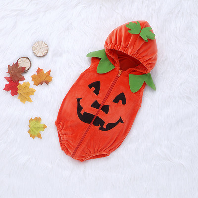Children's Halloween clothes Zipper one piece clothes婴儿服