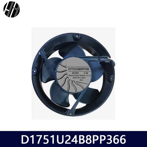 ACS800变频器散热风扇D1751U24B8PP366/363 /S/P 24V 3.4A风机