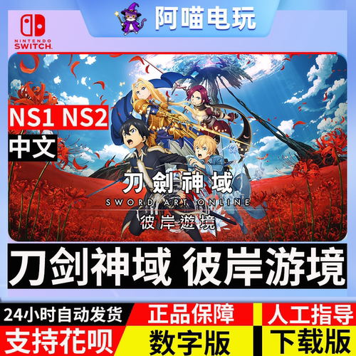 NS 任天堂 switch 中文 刀剑神域 彼岸游境 兑换码 数字版 下载码