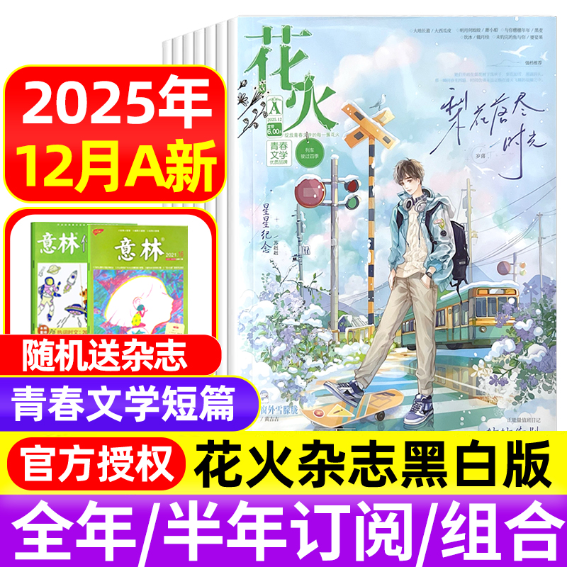 花火黑白版青春校园言情小说杂志