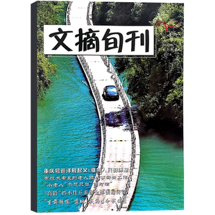 文摘旬刊合订本杂志2025年1/2/3/4/5期/2024年1-6期 文学文摘热点期刊杂志 单本