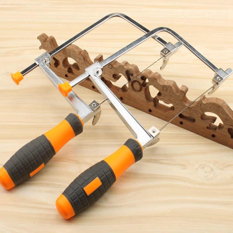 DIY Adjustable  woodworking Saw Scroll Coping Carbon Steel T