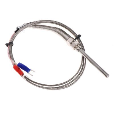 1M K-Type Thermocouple Probe 2 Wire M8 Thread 3.3Ft Temperat
