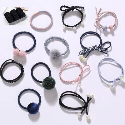 Hair bands hair lead rope rubber bands being head ties band