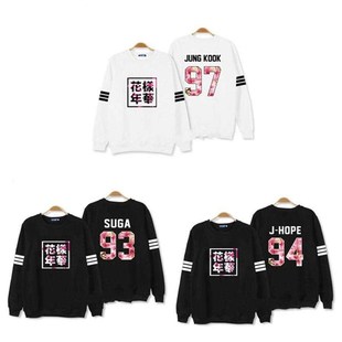 Kpop BTS Hoodies For Men Women Bangtan Boys Album Floral Let