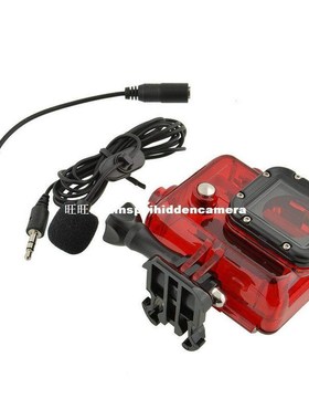 New Red Wire Connectable Side Opened Protective Housin Case