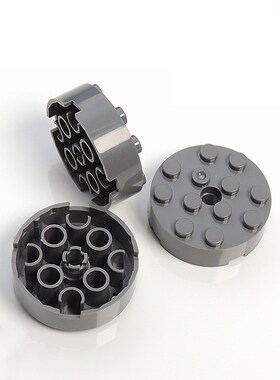 100pcs/lot Kennie 4x4x2 Round Brick Strap Hole board Plate 2