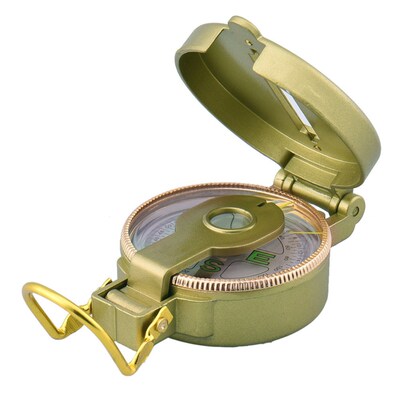 Authentic Compass Metal Band Ruler Set Magnifying Glass Lan