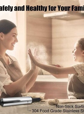 Rolling Pin Stainless Steel Rolling Pin 19 Inch Barrel Rolle