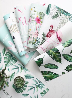 Tropical Flamingos Tableware PVC Placemat Pad Dining Table