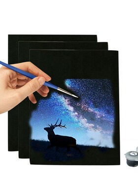 DIY Black Oil Painting Canvas Mini And Stretched Canvas Home