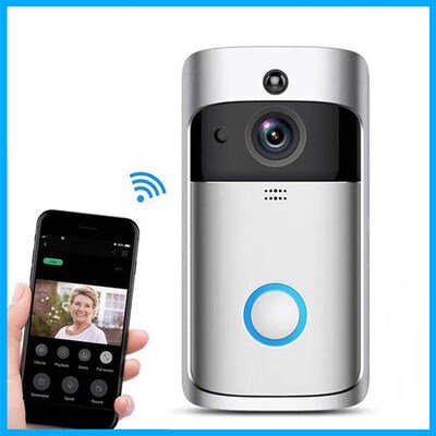 Wireless Video Doorbell Camera WiFi Video Doorbell 720P Hom