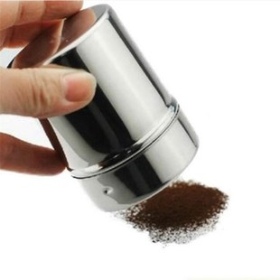 New 1Pc Stainless Steel Sprinkle Cocoa Cinnamon Sugar Gauze