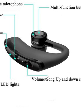 Fast Charging V9 Earphone Handsfree Business Bluetooth Head