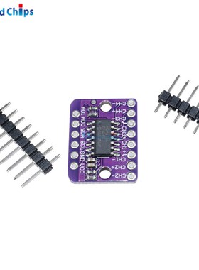 MCP3424 Digital I2C ADC-4 Channel Conversion Module For Rasp