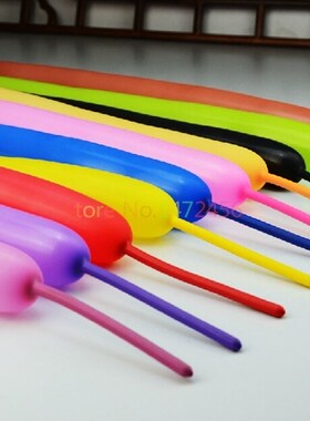 100p Blue White Green Long Shape Twisting Magic Balloons Par