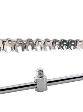 Flare Nut Crowfoot Line Hex Wrench Set 3/8Inch Drive Open E