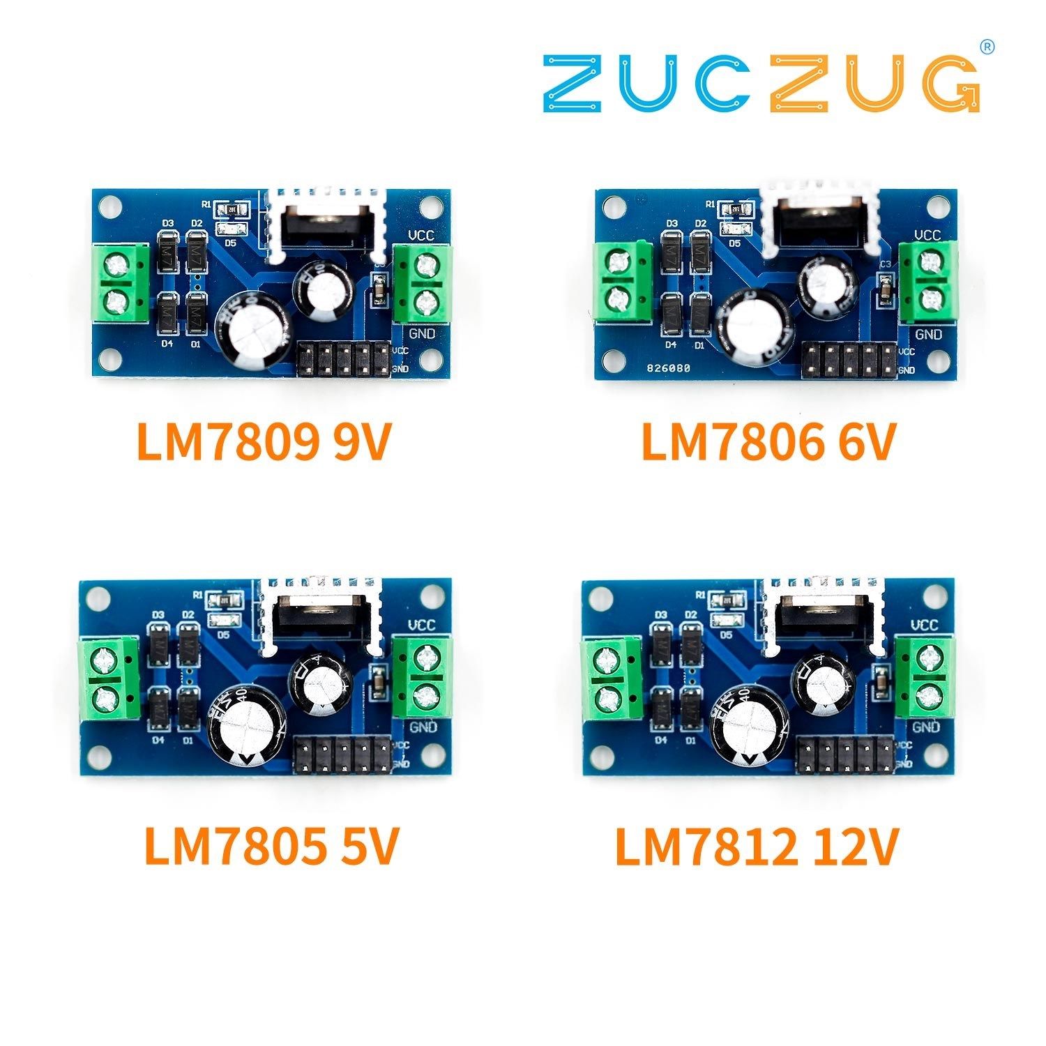 lm7805 lm7806 lm7809 lm7812 dc/ac three terminal voltage reg