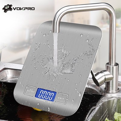 10kg/5Kg OZ/ML/LB/G Kitchen Scale Stainless Steel Weighing S