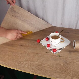 More wood wallpaper adhesive imitation wood desktop color