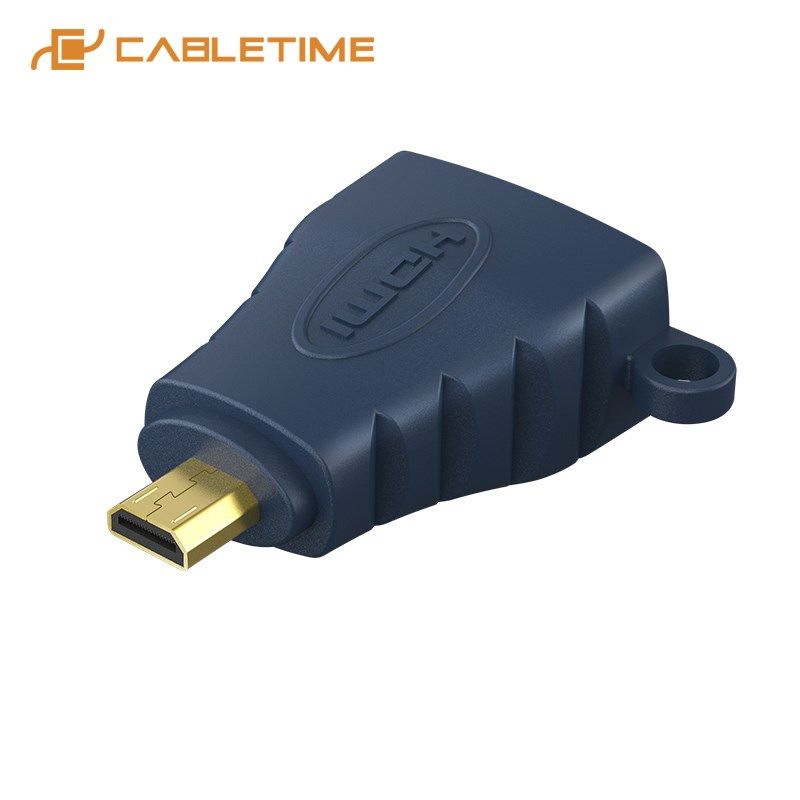 CABLETIME Micro HDMI Male to HDMI Female Adapter 1080P/60Hz