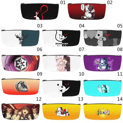 Anime Danganronpa monokuma Pencil Case Stationery Pen Bag C