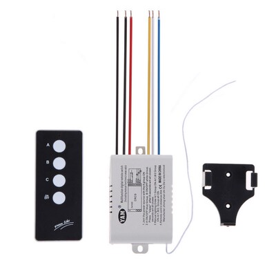 3 way port on/off 220 v lamp licht draadloze muur afstandsbe