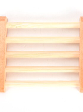 New Trendy Wooden Soap Dishes Trapezoid Soap Dish Bath Holde