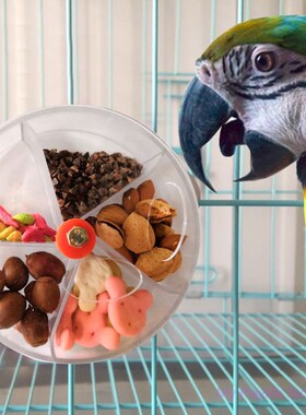 Parrot Feeder Device Foraging Toys Bird Bite Toy Wheel Shap