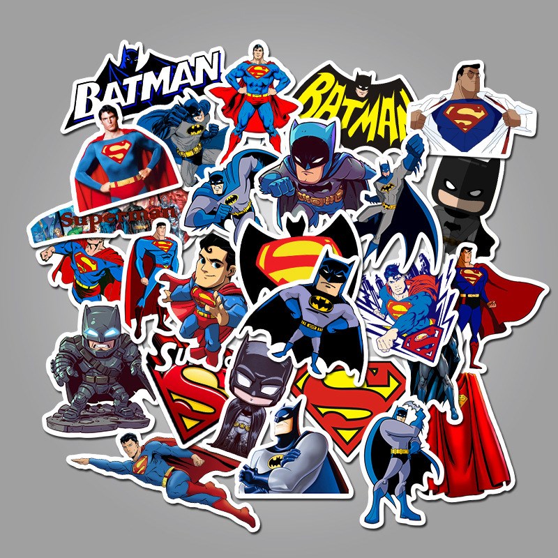 45 Pages Super Hero Batman Cartoon Graffiti Sticker Personal