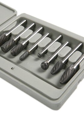 8PCS Tungsten Carbide Rotary Burrs Set 6mm Shank fit Dremel