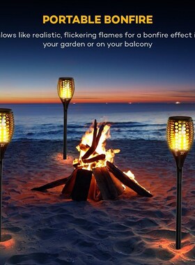 SOLar GarDen LiGhTS TOrch LiGhT OuTDOOr DecOraTiOn太阳火把灯