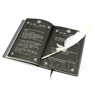 New Death Note Cosplay Notebook  Feather Pen Book Animation