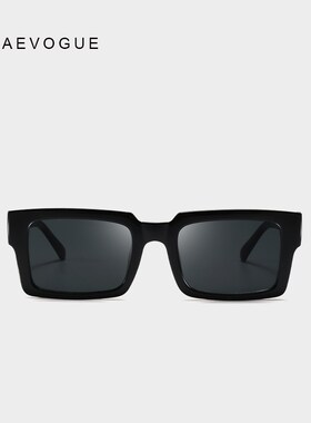 AEVOGUE Sunglasses Women Rectangle Frame Transparent Brand
