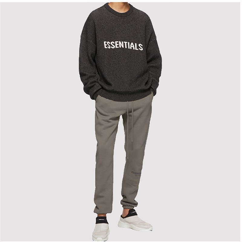 2020 Designer Brand Pullover Sweater  11 fog essential