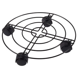 Dropship Useful Metal Plant Flower Pot Stand Trolley Caddy o