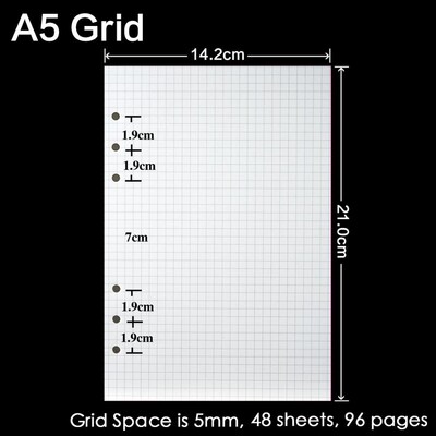 High Quality Ring Binder Notebook A5 Personal A6 A7 Insert R