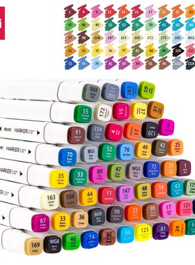 DELI 70801 Felt Pen Marker 12/24/36/48/60 Colors Twin Tip M